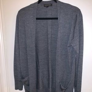 Banana Republic Open Gray Sweater